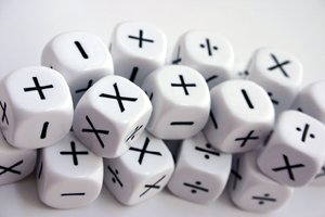 Mathematical dice